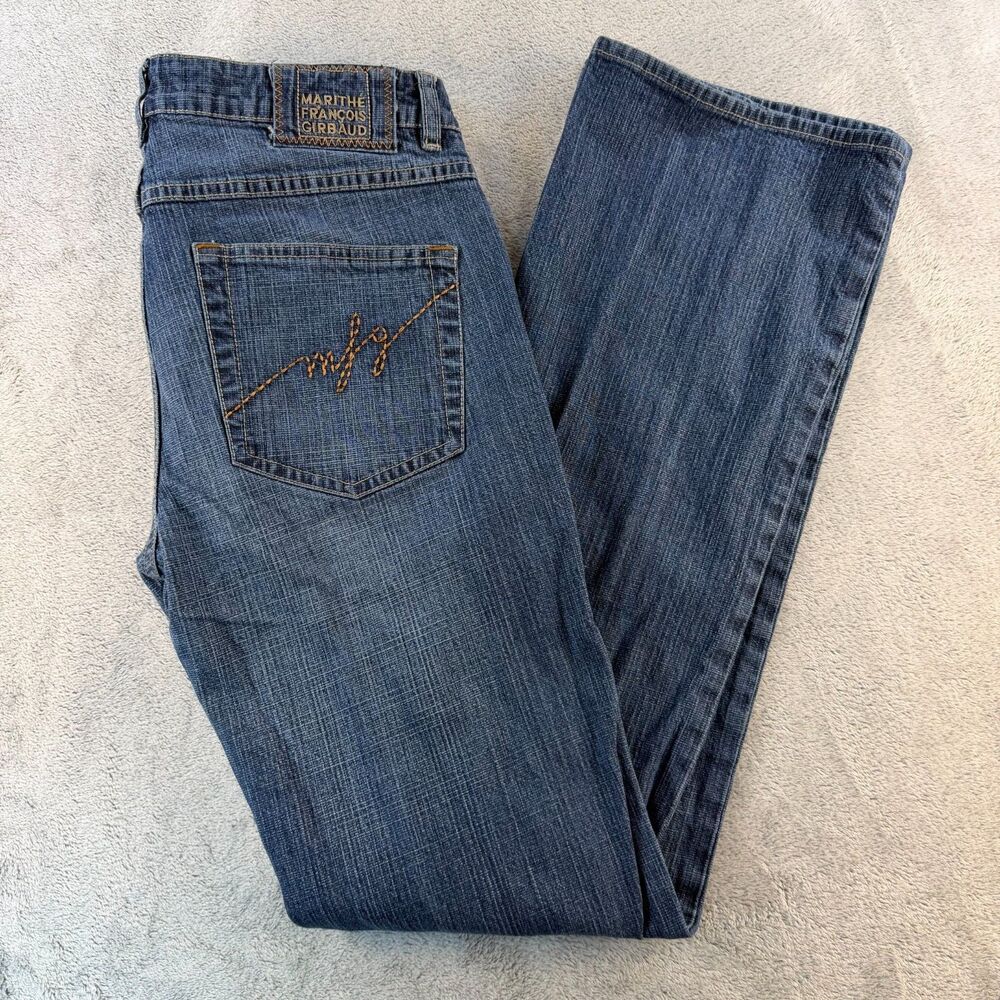 Marithe Francois Girbaud Jeans Womens 31 Y2K Low Rise Bootcut Flare Stretch